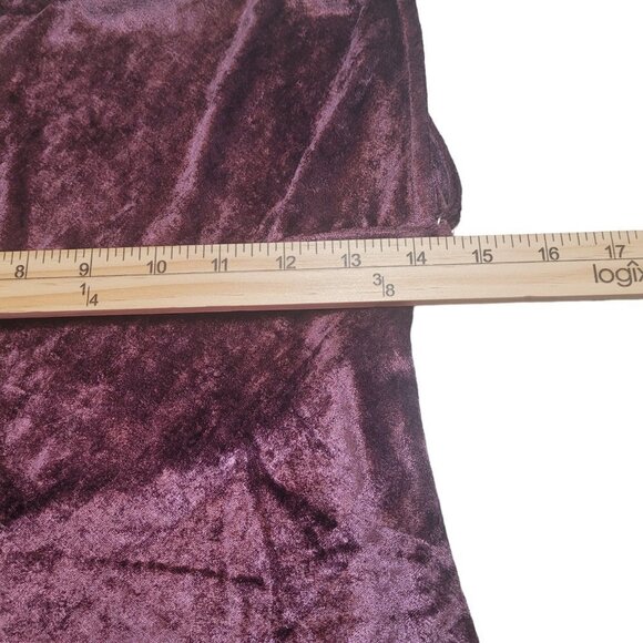 NWT Free People All Night Velvet Tunic Cowl Neck Sleeveless Top Fig Jam Size S - Picture 9 of 9